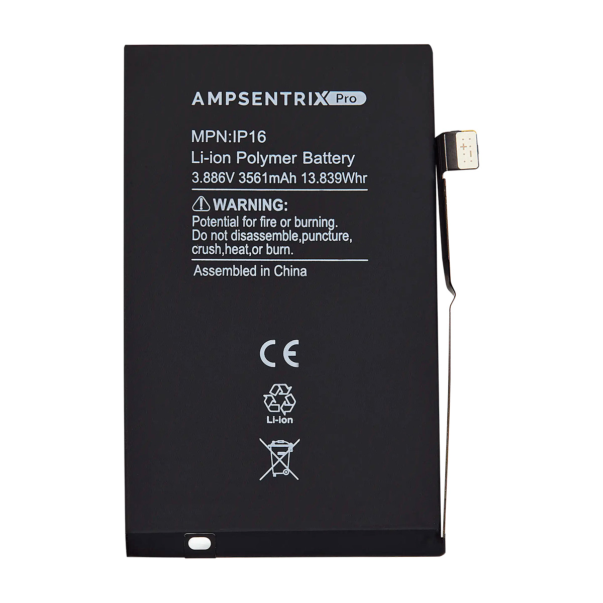 Bateria Ampsentrix Pro iPhone 16